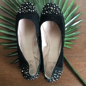 Vince Camuto Evella Studded Suede Flat